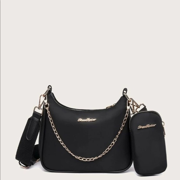 New Patch Satchel Bag With Inner Pouch - Picture 3 of 5